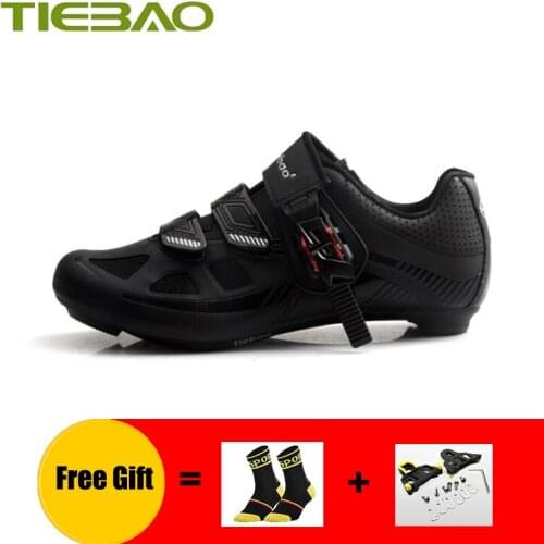 TIEBAO Road bike shoes men women cycling sneakers sapatilha ciclismo breathable self-locking outdoor bike riding bicycle shoes