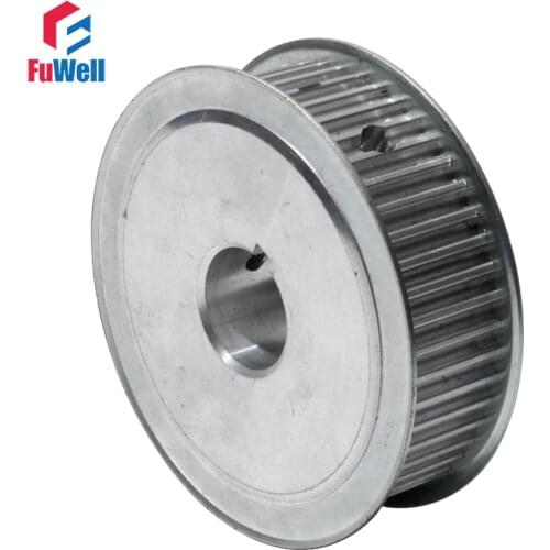 5M-60T HTD Timing Pulley 21mm Belt Width Gear Belt Pulley Keyway Type 60Teeth 14/19/20mm Bore Aluminum Alloy Synchronous Pulley