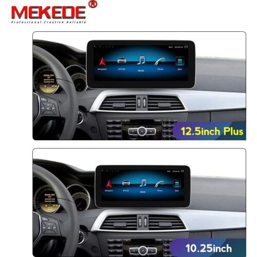 10.25" C Class W204 S204 2011 2012 2013 for Mercedes Benz Android GPS Navigation monitor stereo radio multimedia player display