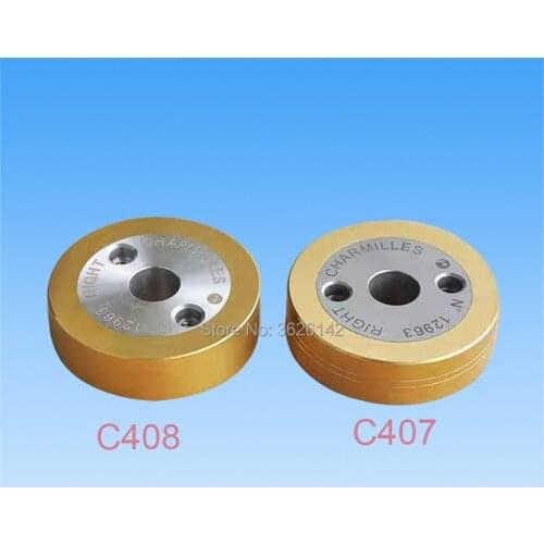 130003359 C407 C408 roller Material: Tungsten Steel Titanium plated for charmilles edm machine ROBOFIL290/300/310/500/510