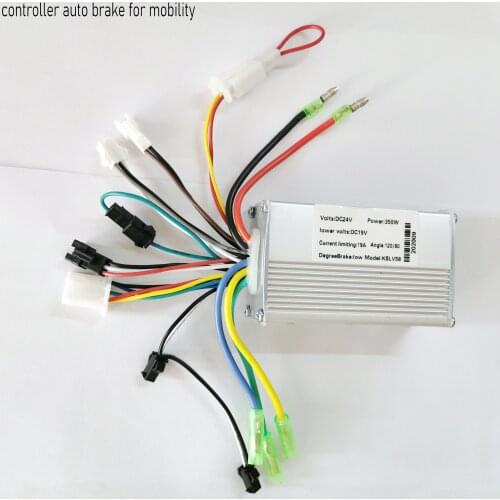 24v36v48v 250w350w Intelligent BLDC Motor Speed Controller EBS No Need Brake Lever For Electric Scooter Mobility Ebike