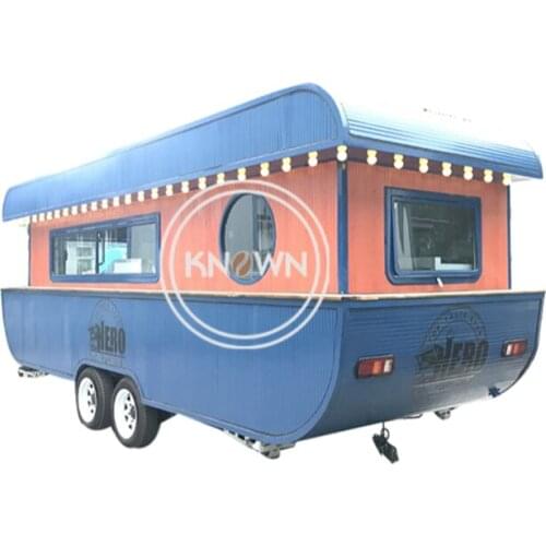 4.6m mobile food cart street food van Food Trailer caravan coffee cart