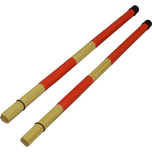 40cm Jazz Rod Drum Brush Drum Sticks Drumsticks Set Percussion Instrument Parts 4 Colors