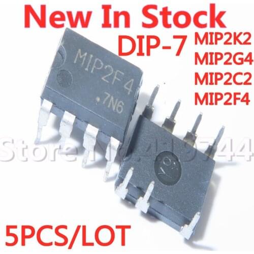 5PCS/LOT MIP2K2 MIP2G4 MIP2C2 MIP2F4 DIP-7 LCD power management chip In Stock New Original