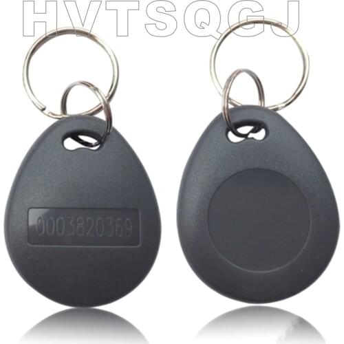 500pcs/bag IC cards nfc tag S50 RFID 13.56 Mhz IC Tag Token with Key Ring engraved with codes