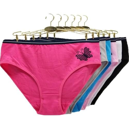 6 pieces/lot women Panties plus size cotton underwear sexy briefs underpant high waist panty large female intimate woman 4XL 3XL