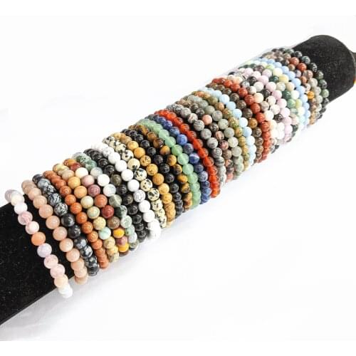 7A Natural Stone Pair Bracelets