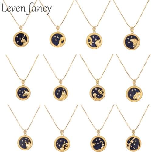 925 Sterling Silver Ball Bead Chain 12 Zodiac Constellation Horoscope Medallion Necklace Birthday Star Sign Valentines Day Gift