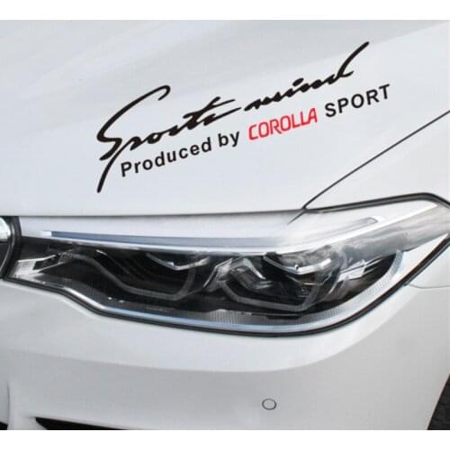 Auto Lamp Eyebrow Decal Vinyl Sport Headlight Car Decor Stickers For Toyota Corolla Accessories Car Styling