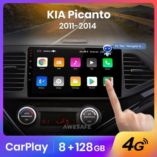 AWESAFE PX9 For KIA Picanto 2011 - 2014 Car Radio Multimedia Video Player Navigation GPS No 2 din 2din DVD Android 10