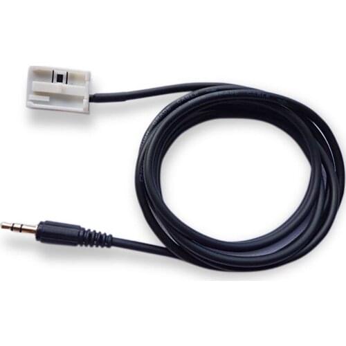 Car Aux Cable 3.5MM Jack Interface Car Audio Adapter Fit for BMW E60 E63 E64 E66 E81 E82 E70 E90