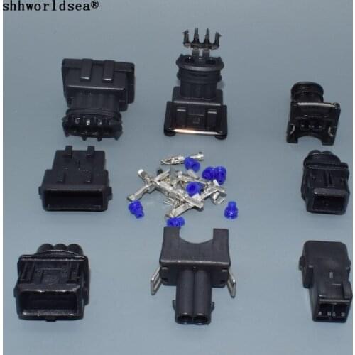 Worldgolden 2,3,4,7P Junior Power Timer sealed fuel injector EV1 waterproof connector Ignition Coil Plug 357972753 282762-1