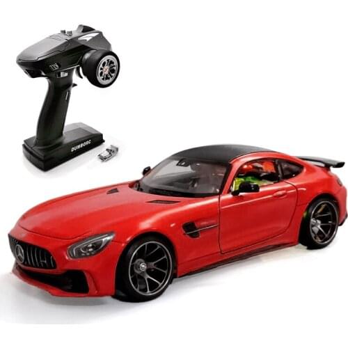 HGM Toys 1/28 MINI Q9 RTR 4WD Drift Racing RC Car With Radio 6CH Metal Chassis Gifts For Boys Mercedes GTR Model TH19488-SMT5