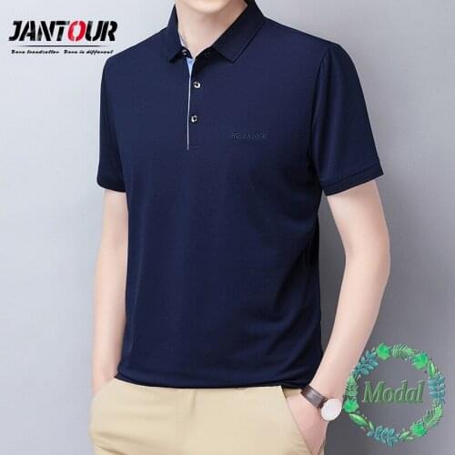 JANTOUR Mens Summer Polos