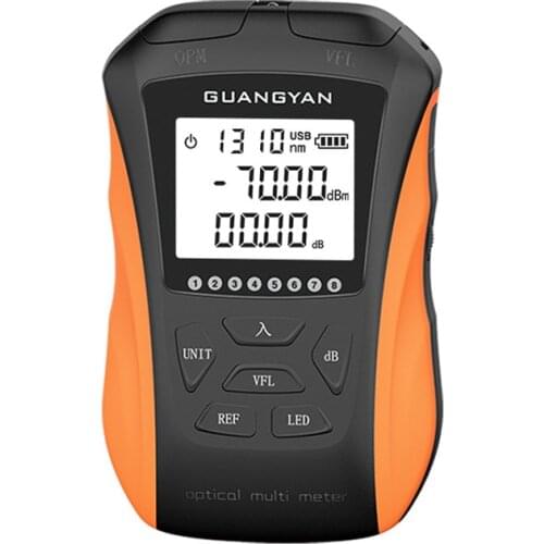 New 6 in 1 Optical Power Meter High Precision Rechargeable G8 Visual Fault Locator Network Cable Test Line Finder