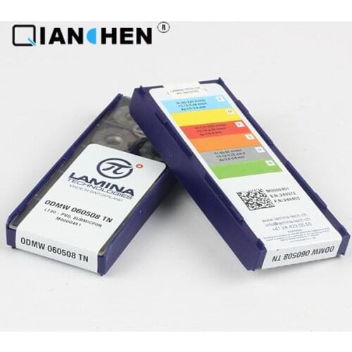Genuine original high quality high-performance LAMINA ODMW 060508 TN LT30 (10pcs/lot) tungsten Carbide Cutting tools inserts