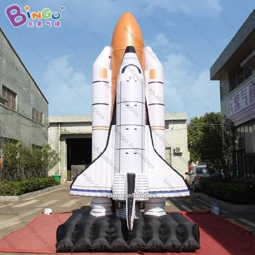 Personalized 5 meters height giant inflatable rocket / inflatable rocket launcher / inflatable rocket toy
