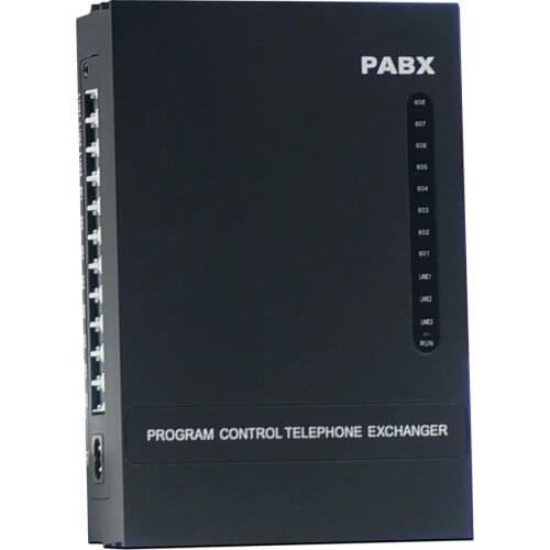 EXCELLTEL Telephone Exchange system Mini PABX home PBX MD208 2 PSTN 8 extensions