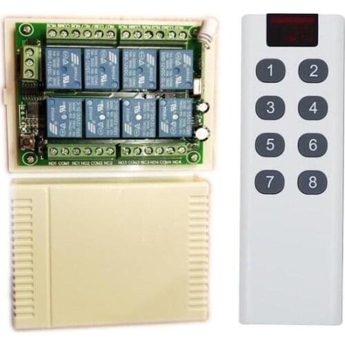 DC 12V Radio frequency RF remote control switch Electric door lock/lighting/LED switch 433.92 mhz relay module