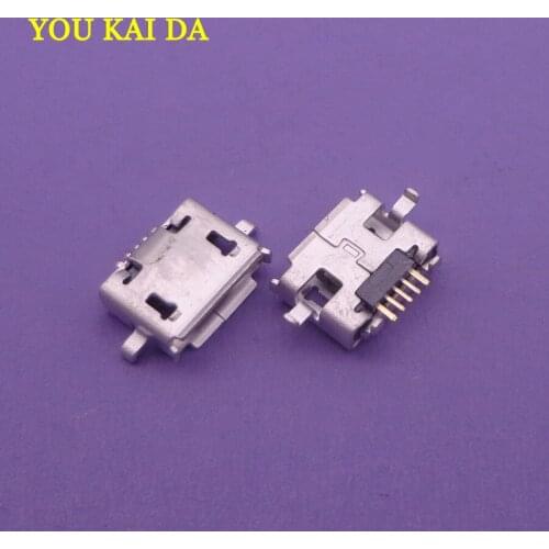 100pcs/lot Micro mini USB jack connector Charging socket port For xiaomi MI millet 1S Gionee S606 gn180/OPPO 3 Amoi n820 N82T29