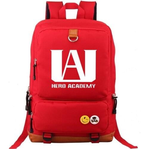 Anime Boku No My Hero Academia Cosplay Backpack Cartoon Student School Shoulder Bag Laptop Travel Satchel Rucksack Gift