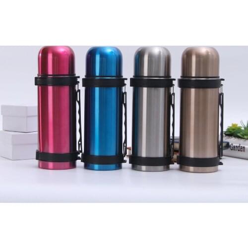 1.1L Large Capacity Double Stainless Steel Thermos Vacuum Bottle Insulated Milk Tea Bottle For Hot Water Drinking Cup Bpa Free