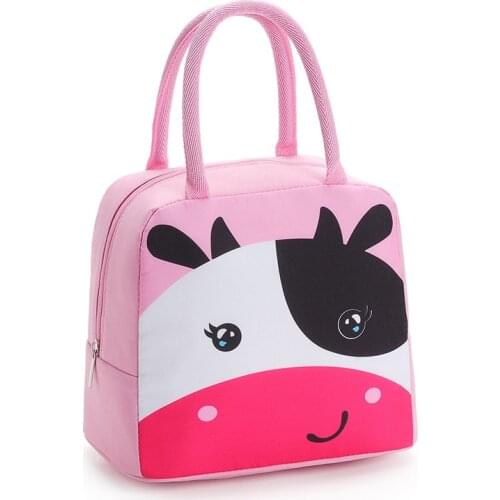 Baby Food Milk Bottle Insulation Bag Waterproof Cute Cartoon Animal Children Lunch Bag Infant Breastfeeding Thermal Bags MBG0443