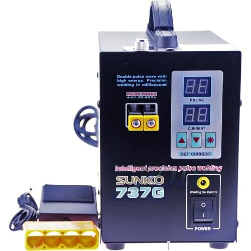 SUNKKO 737G Battery Spot Welder 4.3KW High Power Automatic Spot Welding Machine For 18650 Lithium Batteries Pulse Spot Welders