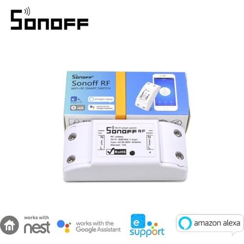 Sonoff RF Intelligent WiFi Wireless Smart Home DIY Switch 433mzh rf For MQTT COAP Android IOS Wifi Remote Control Automation