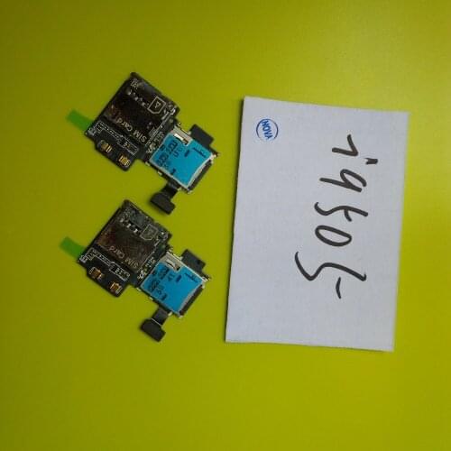 Wyieno 20Pcs/Lot Memory SD Card Reader For Galaxy S4 i9505 Sim Card Flex Phone Parts + tracking