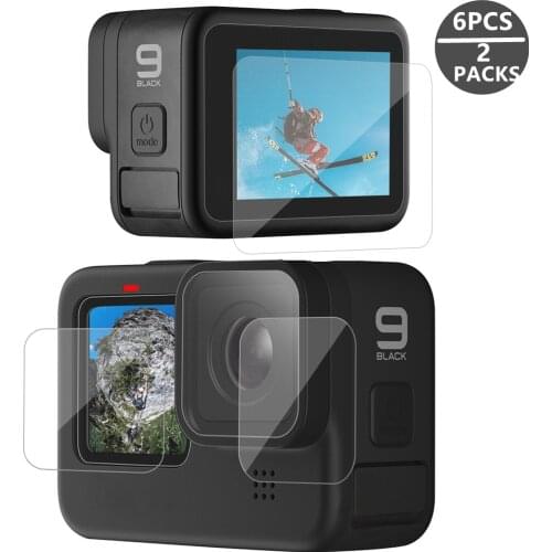 Tempered Glass Screen Protector for GoPro Hero 9 Black Lens Protection Protective Film for Gopro9 Go pro 9 Camera Accessories