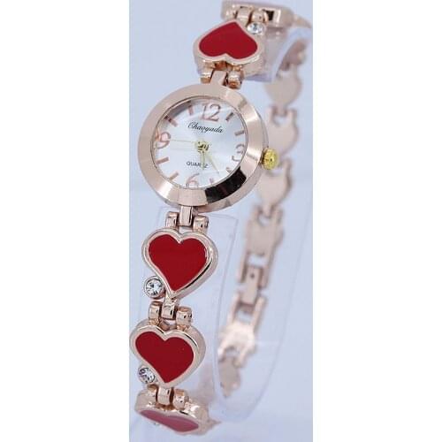 10pcs/Lot Mixed Bulk Heart strap Rhinestone Lady Women Watches Girl Gift alloy watches Quartz Fashion Crystal Wristwatch O25M4