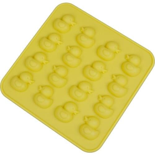 1PCS 3D Fondant Chocolate Moulds Kitchen Baking Cake Decorating Tools Silicone Duck Candle Mold Clay Soap Molds