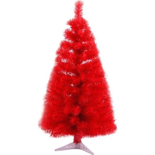1PC 60CM Red Christmas Tree Decor Christmas Decorative Layout Supplies (Red)