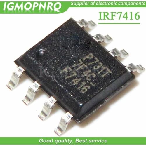 100pcs/lot IRF7416TRPBF SOP-8 IRF7416TR IRF7416 F7416 New Original