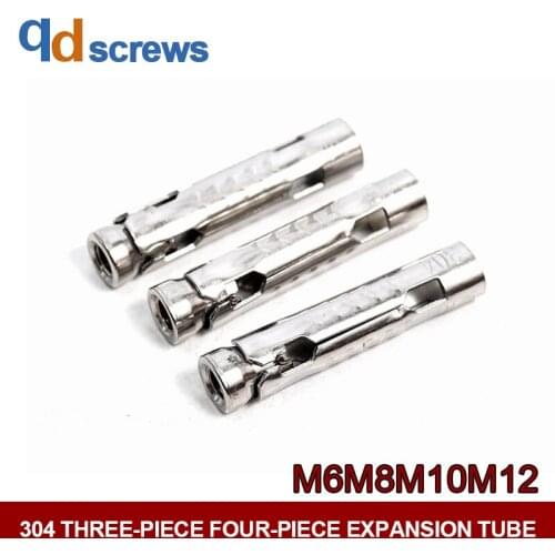 304 M6M8M10M12 Stainless Steel Three-piece Four-piece Expansion Pipe Bolt