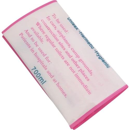 New 4PCs Portable Travel Urine Bag Mobile Mini Toilet For Emergency Jam Camping Car Disposable Urinal Storage Bag Female