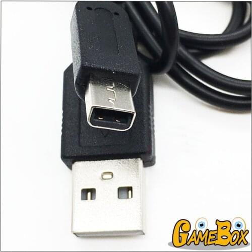 50PCS/LOT Black USB Charging Line Cable For Nintend DS i/DS i LL/3DS/3DS XL LL/NEW 3DS/NEW 3DS XL/LL USB Data Cable