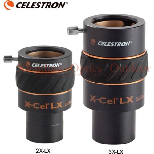 Celestron X-Cel LX 1.25-Inch 3x Barlow Lens 2X Barlow Eyepiece 1.25inch Telescope Eyepiece Accessories