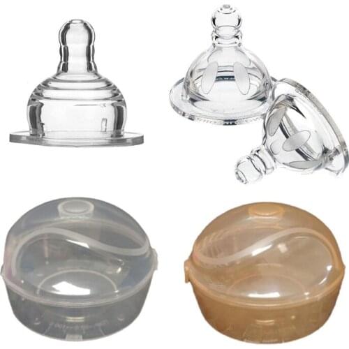 Travel Dust Cover Teether Storage Case Soother Container Plastic Holder Portable Pacifier Box