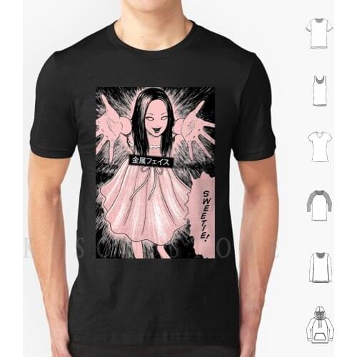 Tomie T Shirt Cotton Men Diy Print Tomie Junji Ito Ito Horror Edit Manga Lewd Tsundere