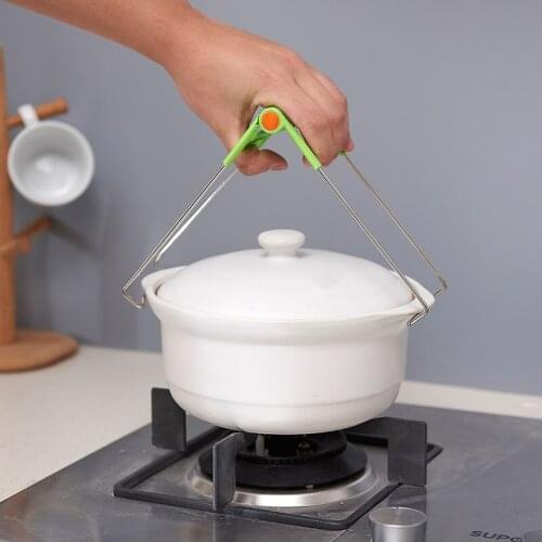 Stainless Steel Dish Collector Kitchen Anti-skid And Anti-scalding Multi-functional Household Gadget Multi-purpose Steamed Dish
