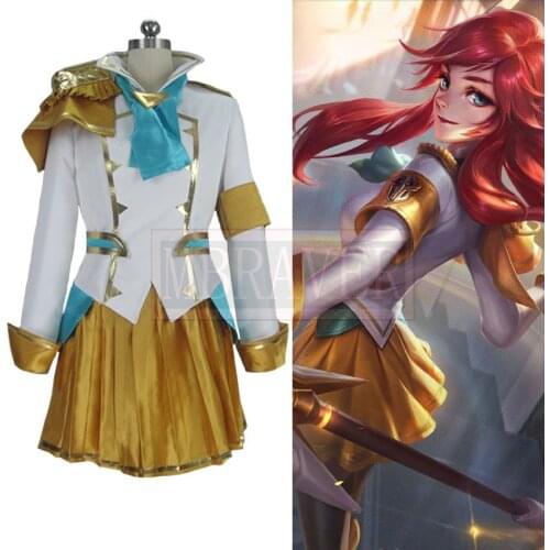 LOL The Lady Of Luminosity Luxanna Crownguard Upper Skin Cosplay Costume Christmas Halloween Custom Made