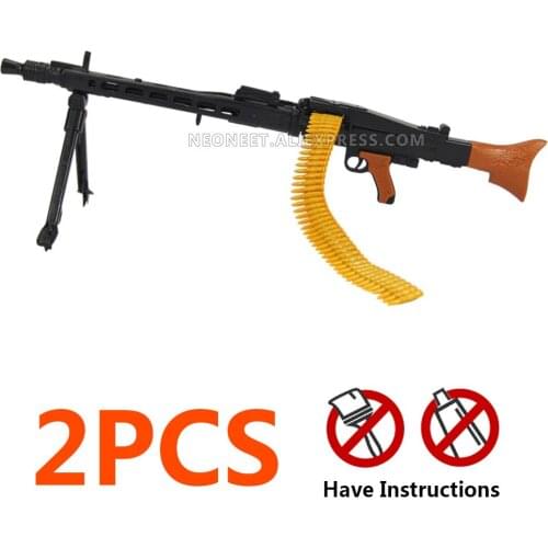1:6 Assembly 4D Gun Model 1/6 WWII German Army Machine Gun MG42 Soldier Weapon Plastic Grenade Launcher Hot Toys DAM Toys
