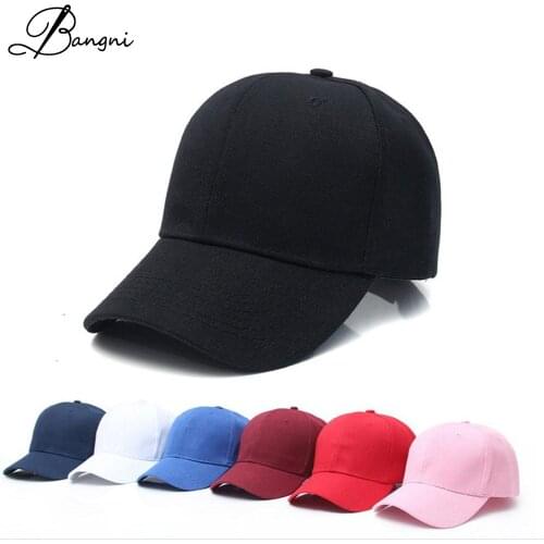 Gorras Unisex 100% Cotton Baseball Cap Women Leisure Casual Snapback Caps Solid Sports Hats Adjustable Breathable Dad Hat Men