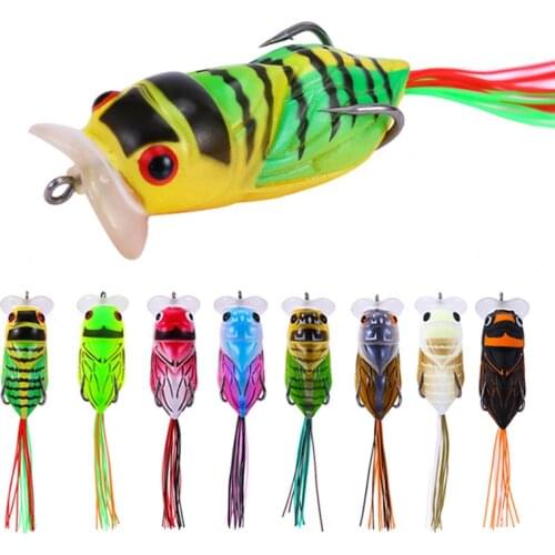 New Cicada JERK MINNOW 12.6g 6.5cm Topwater Fishing Lure Soft Bait 8 Color wobbler Minnow Quality Professional Fishing Lure Bait