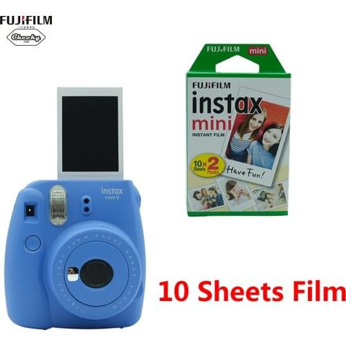 Original Fujifilm INSTAX Mini 9 Instant Camera Film Gift Bundle New 5 Colors Christmas Instant Camera Photo Camera Drop Shipping