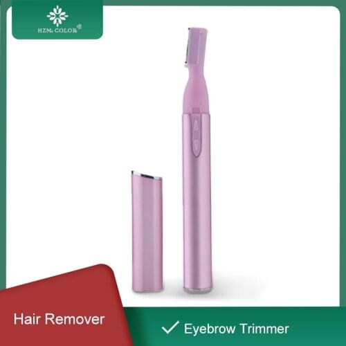 HZM COLOR Eyebrow Trimmer Hair Remover Facial Razor Blades Shaver Sharp Face Epilator Portable Eyebrow Razor Skin Makeup Tool