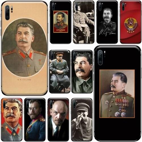 Russian Stalin Ussr Phone Case For Huawei honor Mate P 9 10 20 30 40 Pro 10i 7 8 a x Lite nova 5t
