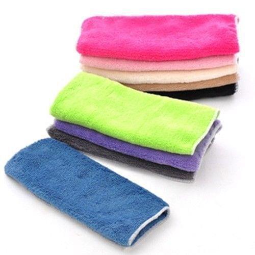 28.5 x 23.5 CM Microfibre Cloth Absorbent WFAU Car Cleaning Wiping Towel Car Cloth Wash Random Color